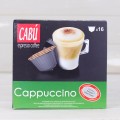 Cappuccino Coffee Capsules, 16 Units